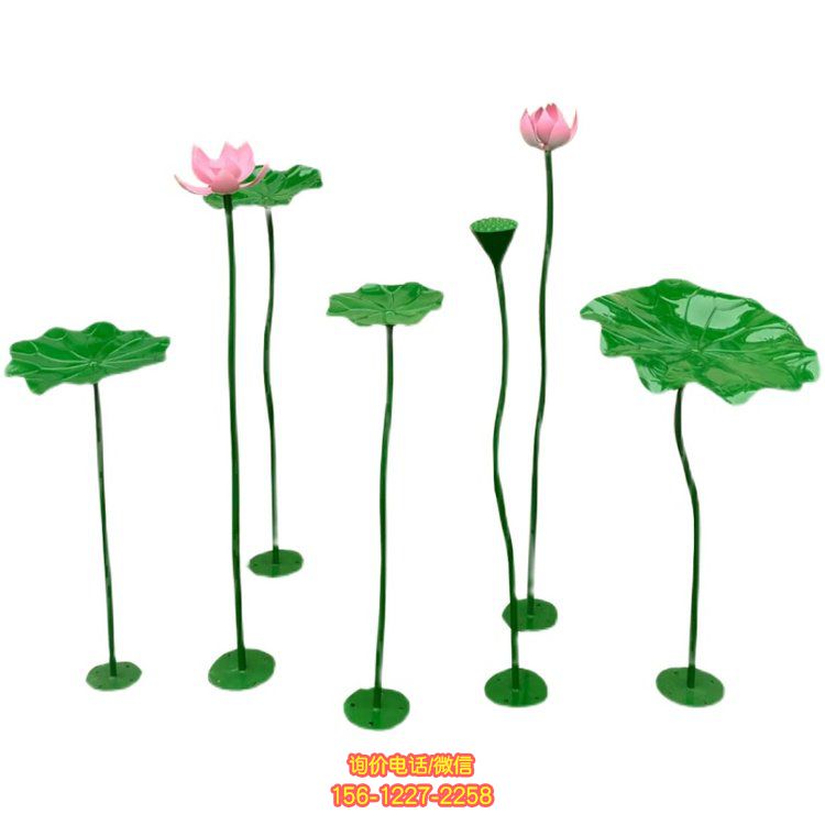 不銹鋼仿真噴漆雕塑，為庭院小區添彩水景