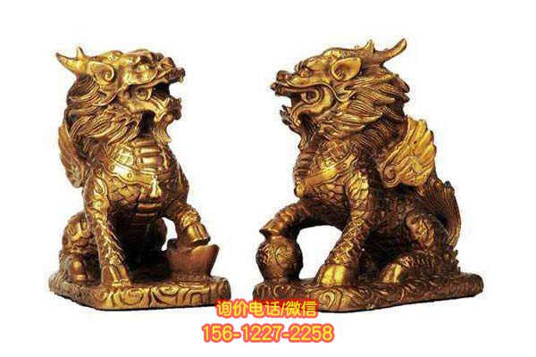 精美麒麟雕塑,室內裝飾更添精彩 精美麒麟雕塑,室內裝飾更添精彩