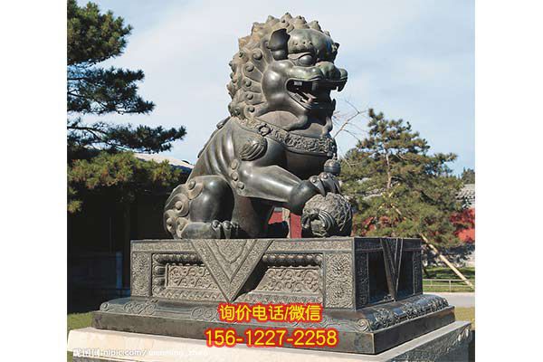 獅子雕塑-公園景區戶外大型仿真動物青石石雕獅子雕塑 獅子雕塑-公園景區戶外大型仿真動物青石石雕獅子雕塑
