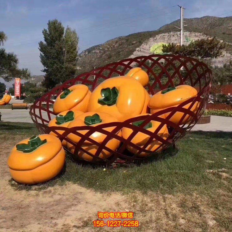 玻璃鋼仿真 水果雕塑擺件戶(hù)外大型景觀水果模型 雕塑