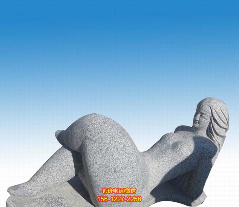 景區(qū)大理石抽象胖女孩石雕躺著的女孩雕塑 景區(qū)大理石抽象胖女孩石雕躺著的女孩雕塑