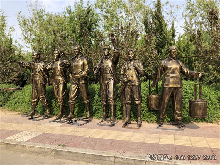 玻璃鋼知青下鄉(xiāng)雕塑,知青文化主題雕塑制作廠家 玻璃鋼知青下鄉(xiāng)雕塑,知青文化主題雕塑制作廠家